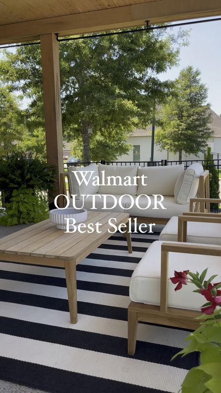 Walmart outdoor best seller! The chunky stripe rug! 7x10 for under $100! 

#LTKSeasonal #LTKhome #LTKfindsunder100