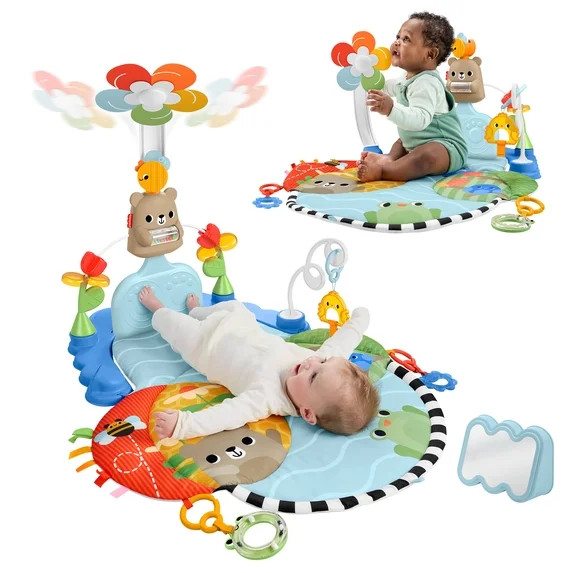 Fisher-Price 3-in-1 Kick & Sway Activity Gym, Baby Play Mat & Sensory Toys for Newborn Developmen... | Walmart (US)