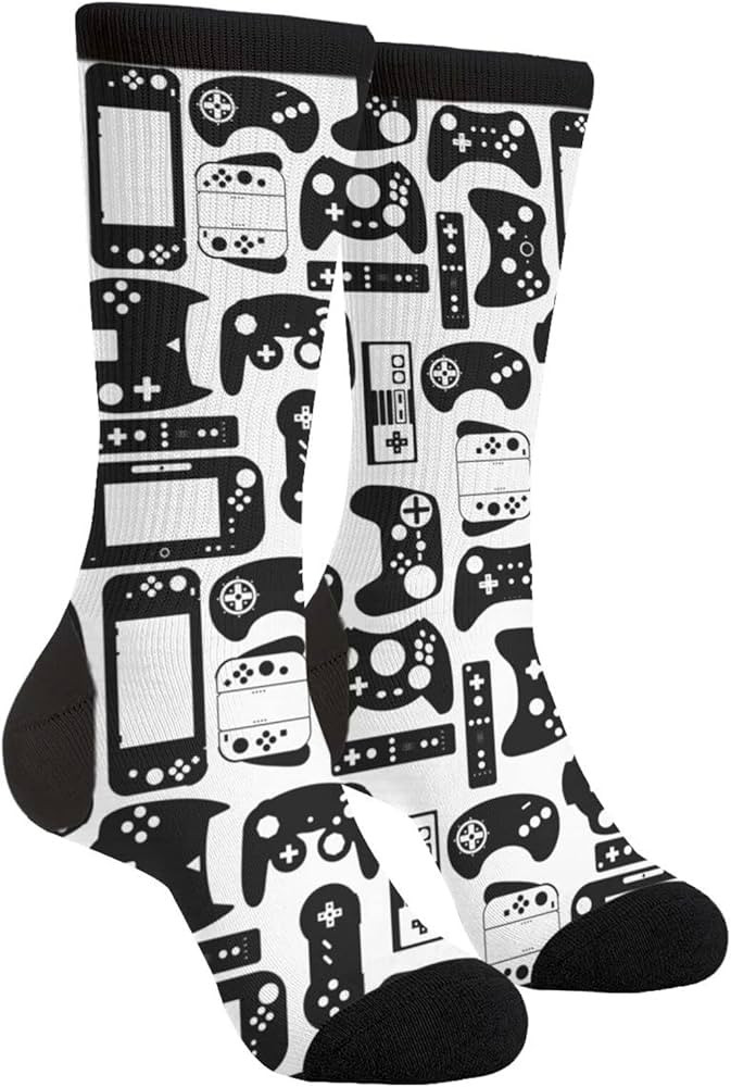Novelty Crew Socks Casual Crazy Funny Dress Socks For Women Men | Amazon (US)