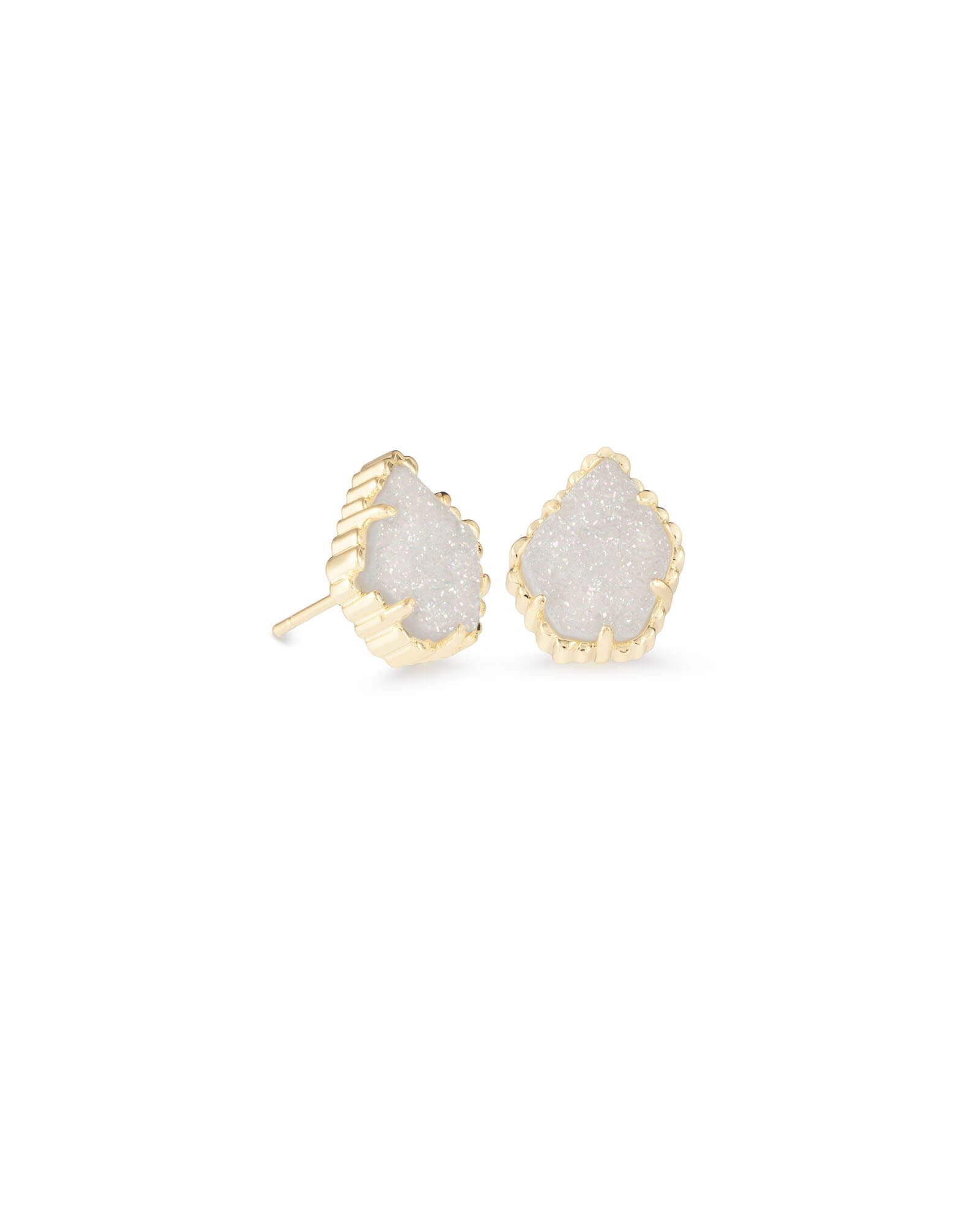 Tessa Gold Stud Earrings in Iridescent Drusy | Kendra Scott | Kendra Scott