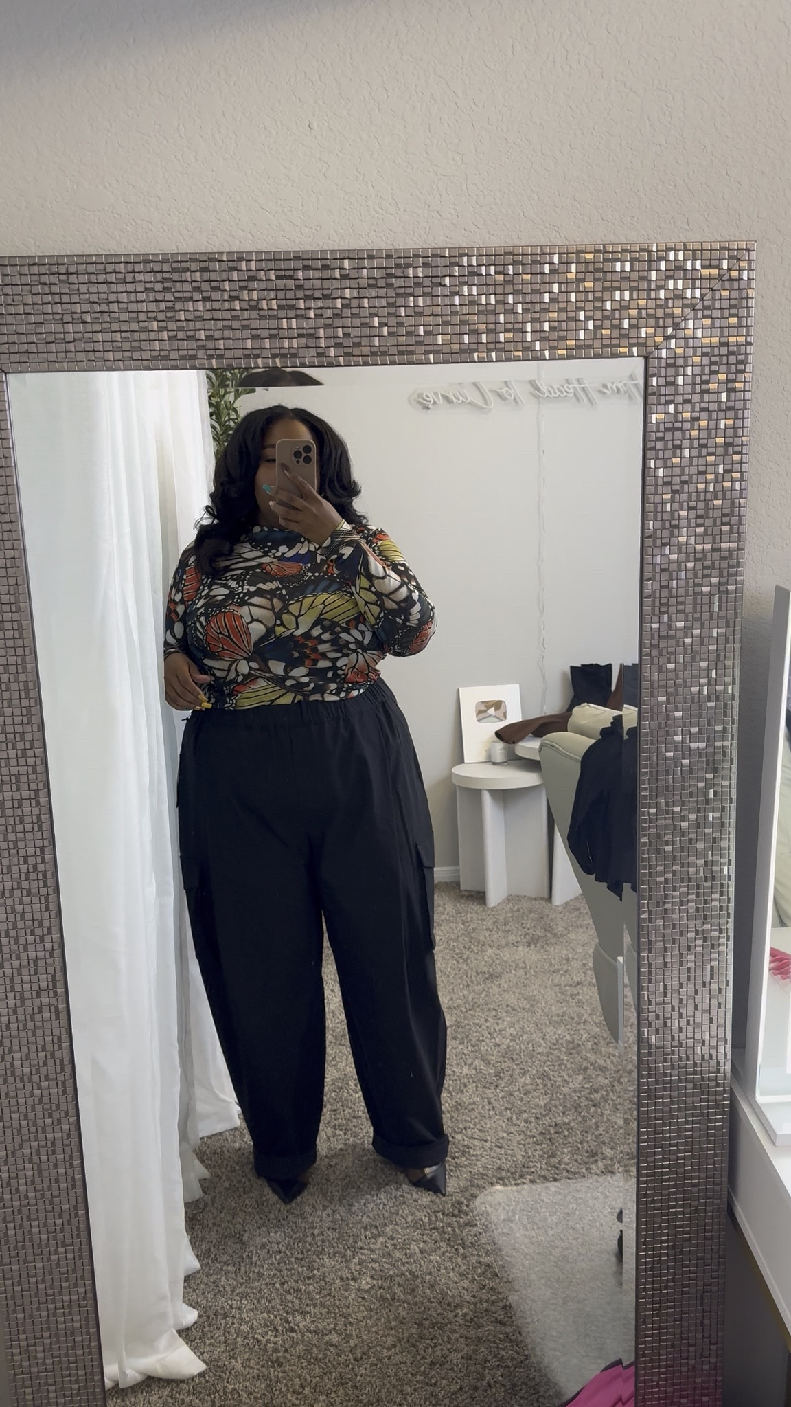 Outfit is 50% off! Plus size Ashley Graham x JCPenney 

$30 printed mesh Top
$45 wide leg pants

Sizing:
- Runs large, VERY stretchy top, bottoms fit loose
- I’m wearing a 2x in the top. Should have gotten a 1X
- wearing a 2x in the ants. Should have gotten a 1x

Plus size Fashion. Bodycon dress. Plus size dresses. Outfit ideas. Women’s fashion.

#LTKPlusSize #LTKFindsUnder50 #LTKCyberWeek