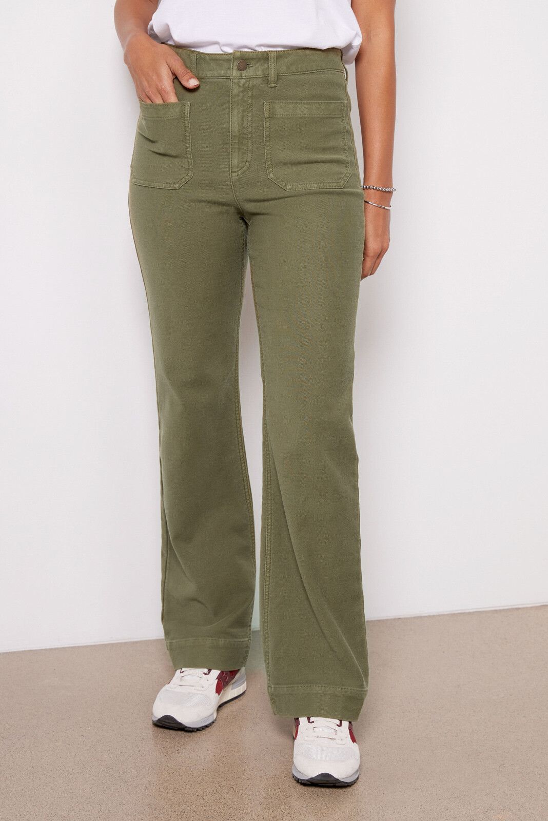 Stretch Terry Patch Pocket Pant | EVEREVE