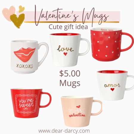 ♥️💕 Valentine’s Day Mugs!
$5.00 a really cute affordable gift idea.

Fill with treats, coco, tea or coffee treats, a Starbucks gift card etc
Or
Add candy
For the girls in your life a lip gloss, candies and hair clip💕♥️

💕💋♥️

#LTKparties #LTKGiftGuide #LTKhome
