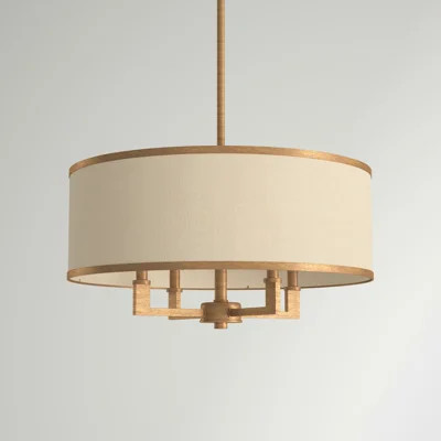Berthine 7 - Light Shaded Drum Chandelier | Wayfair North America