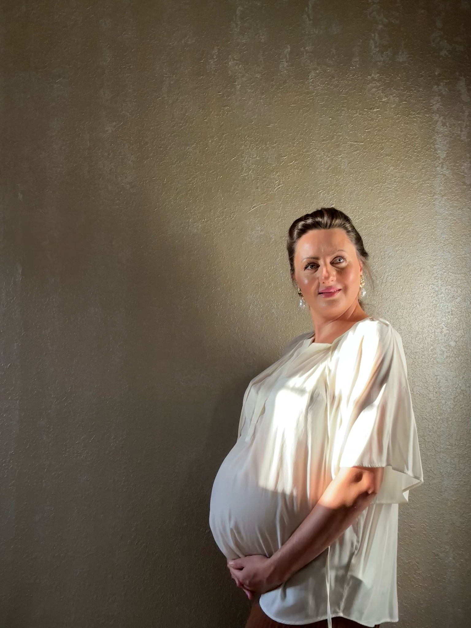 pregnancy fits 
blouse / top / oversized / pants / comfortable clothes / everyday style / neutral color combo / mom to be fashion / bump style / maternity look / deals of the day / sale / jewelry / accessories / statement earrings / white tops / summer clothes / summer pregnancy / summer bags 

#LTKBump #LTKStyleTip