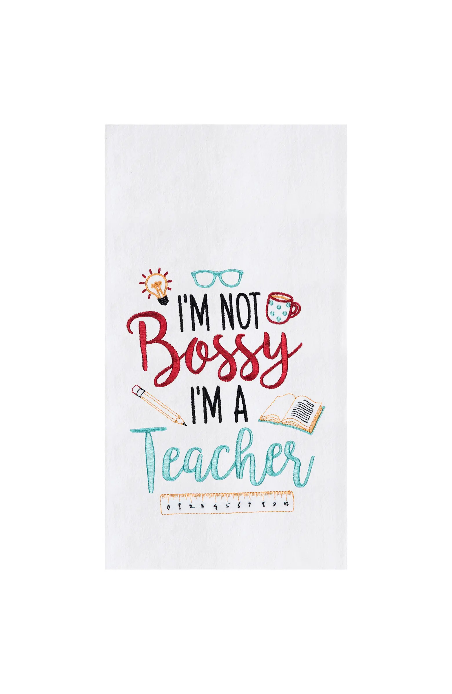 C&F Home Bossy Teacher Kitchen and Bathroom Embroidered Hand Towel | Nordstrom | Nordstrom