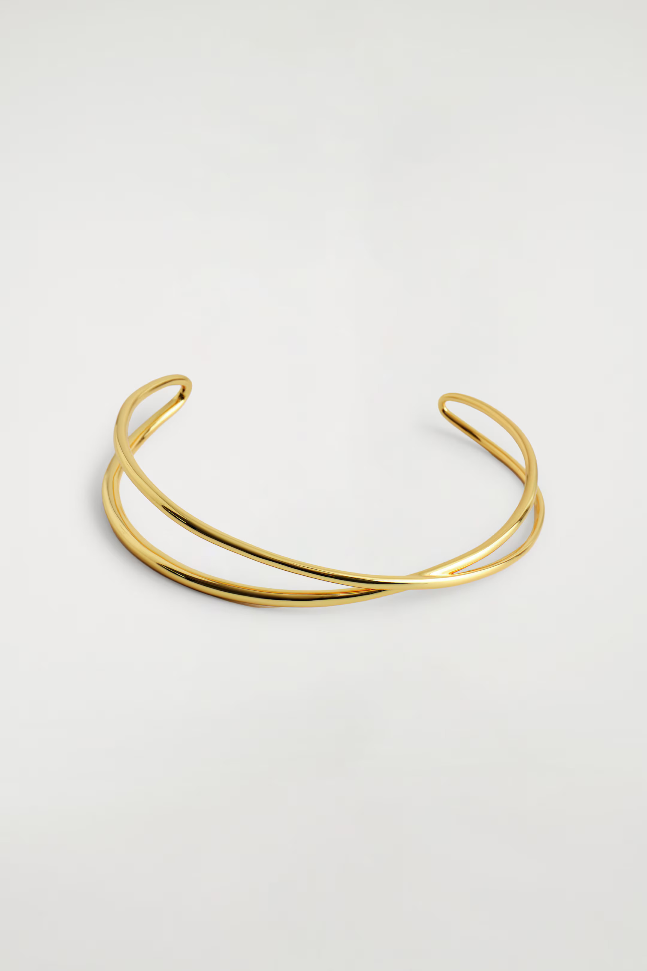 SLIM DOUBLE-WRAP CUFF - GOLD | COS GB | COS UK