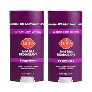 Lume Solid Deodorant Stick - Whole Body Deodorant - Aluminum-Free, Baking Soda-Free, Hypoallergen... | Amazon (US)