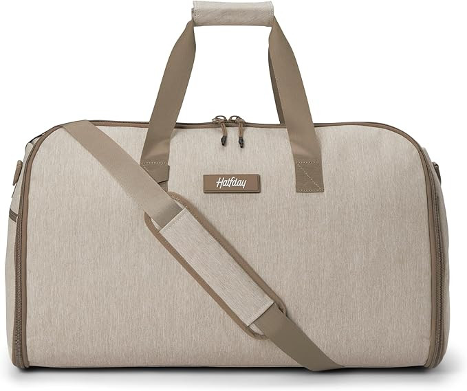Halfday Convertible 2-in-1 Garment Duffel Weekender Bag 45L | Wrinkle-Free Travel, Hanging Suit C... | Amazon (US)