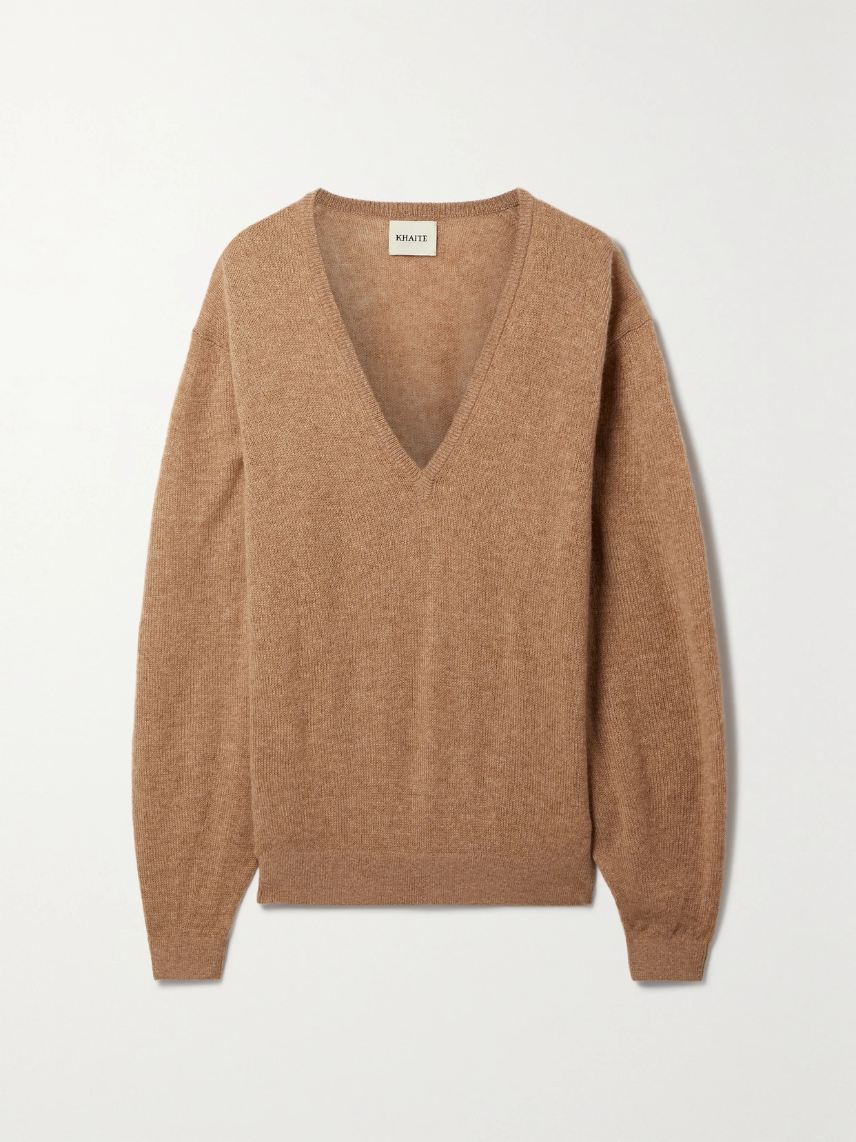 Khaite - Cashmere-blend Sweater - Brown | NET-A-PORTER (US)