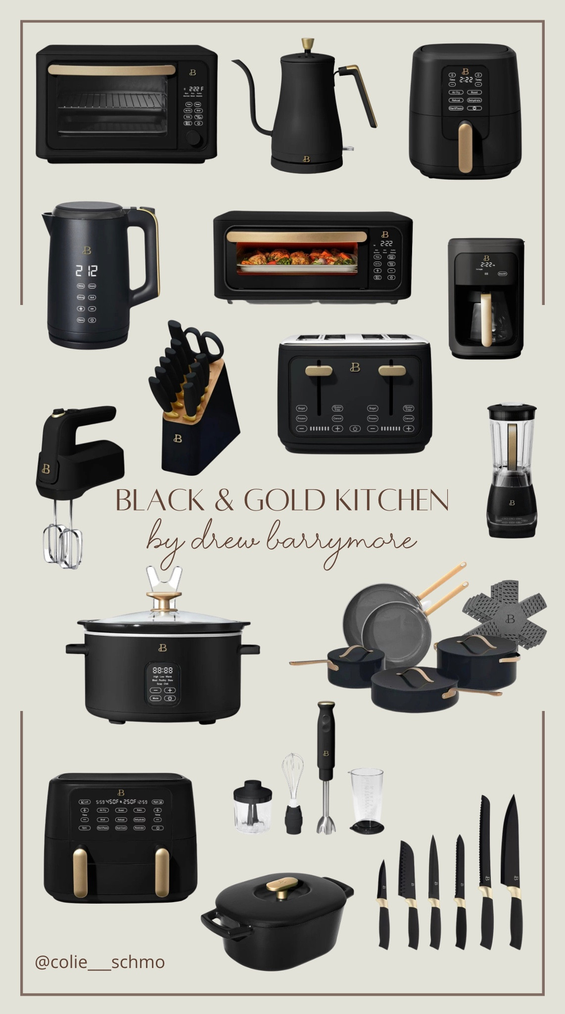 You deserve a kitchen that makes you smile.✨

This beautiful kitchen collection from Drew Barrymore in black sesame is guaranteed to make you enjoy your time in the kitchen.🖤