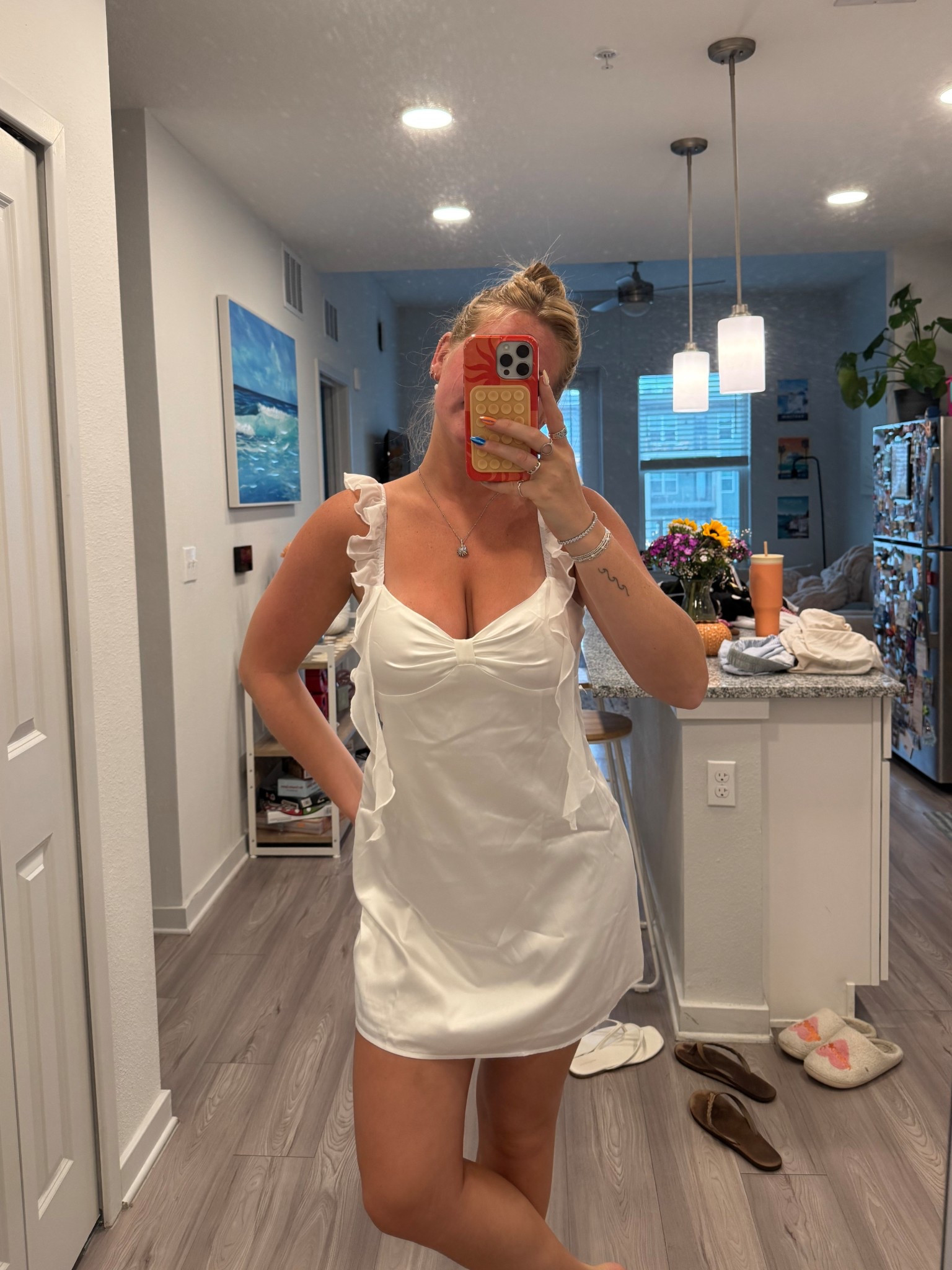 White grad dress 🤍 so comfy and silky from beginning boutique 🫶🏼

#LTKTravel #LTKdayinmylife #LTKSeasonal