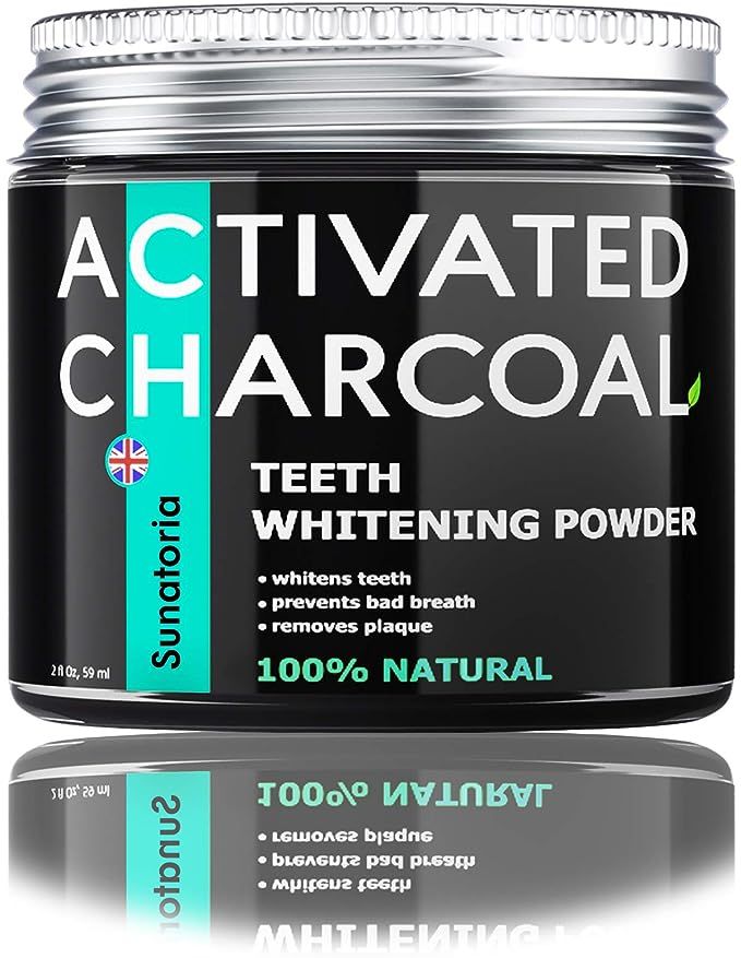 Activated Charcoal Teeth Whitening Powder – Coconut Teeth Whitener – Effective Remover Tooth ... | Amazon (US)