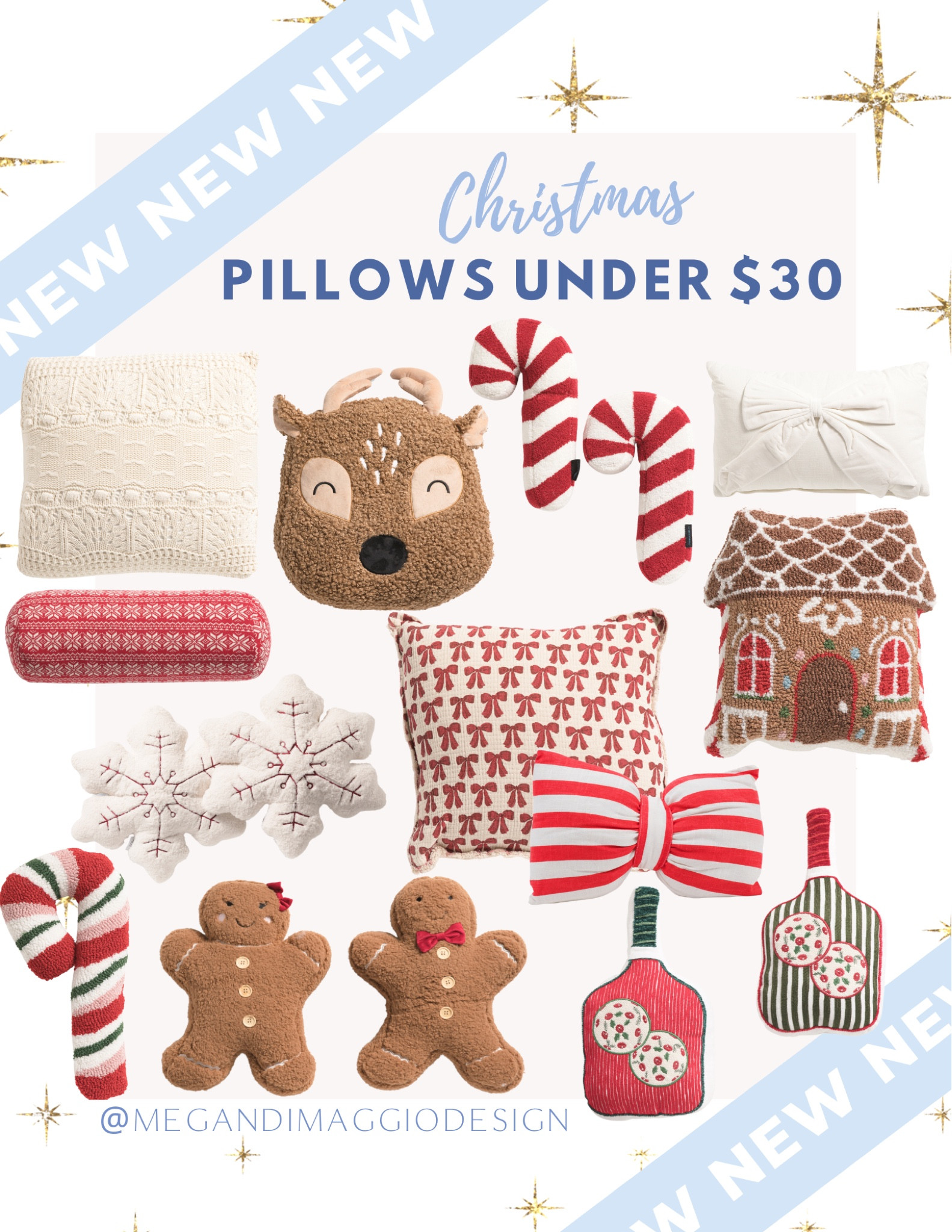 Affordable Christmas throw pillows $30 and UNDER!! 🙌🏻✨🎀🎄 Loving these hooked pillows and how adorable are these pickleball shaped ones?! 😍🙌🏻 Plus several Pottery Barn dupe pillows! Like these snowflakes, gingerbread, and candy canes!

#LTKHome #LTKFindsUnder50 #LTKHoliday