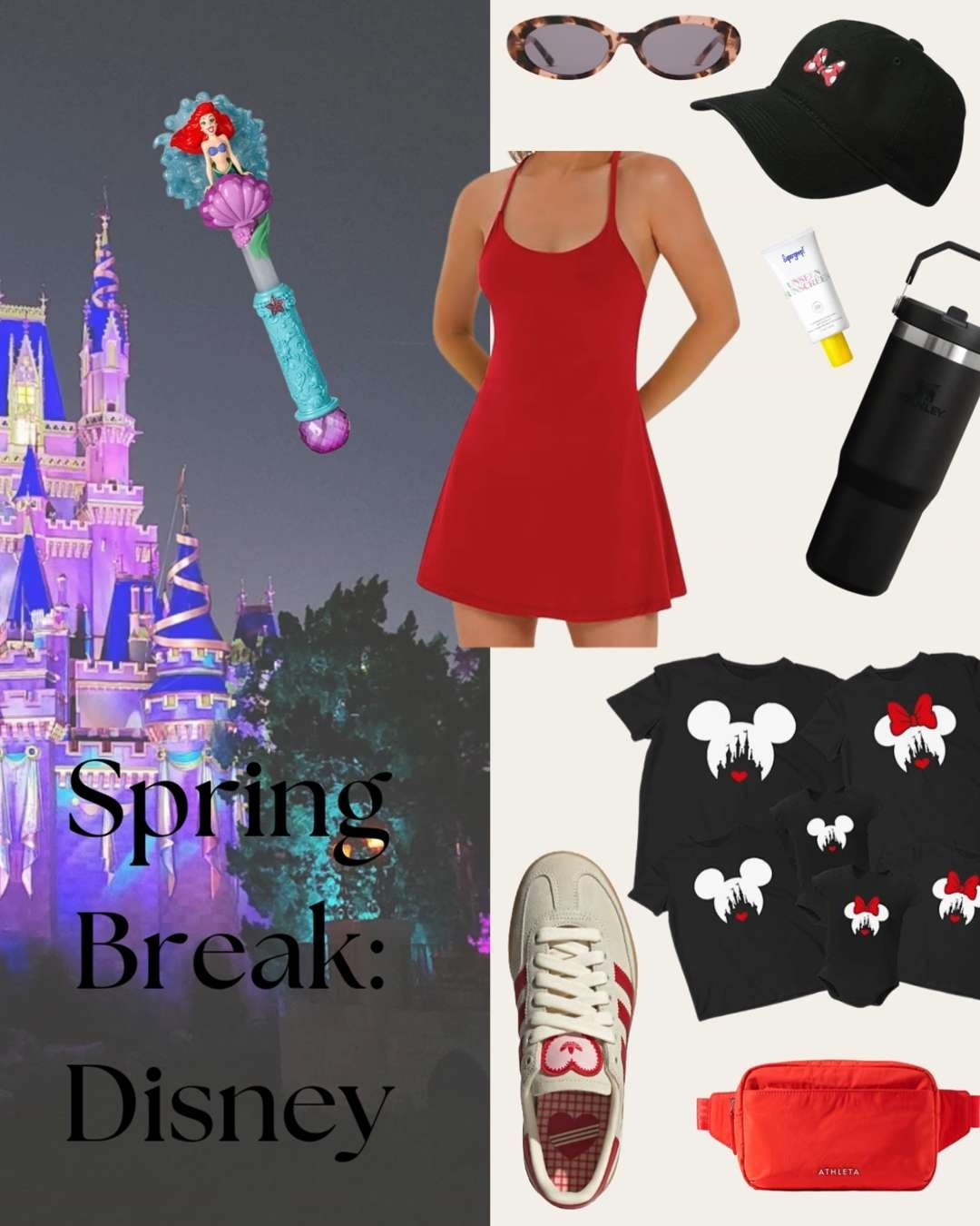 Disney spring break is a full sport. You are walking 12+ miles a day, standing in line in Florida humidity, riding rides, doing character meets, watching parades, and somehow also trying to look like a person who has their life together. The outfit requirements are genuinely demanding.
After multiple Disney trips I have a formula: comfortable enough for 10 hours on your feet, put-together enough that you actually want to be in the photos, and structured enough that you're not fighting with it all day. Matching family sets are fully optional but undeniably fun and extremely popular on LTK if you want to go that route.
This is my Disney spring break edit — what I'd actually wear, including the shoes that will save your feet, the bag that handles everything, and the one item that makes Disney magical for kids. Tap to shop. 🏰✨
#LTKTravel #LTKFamily #LTKStyle #LTKOver40 #DisneyOutfit #DisneySpringBreak #DisneyFashion #ThemeParkOutfit #DisneyWorld

 

 #LTKTravel