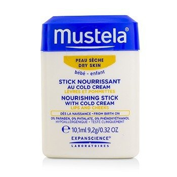 MustelaNourishing Stick With Cold Cream (Lips & Cheeks) - For Dry Skin 9.2g/0.32oz | Strawberrynet