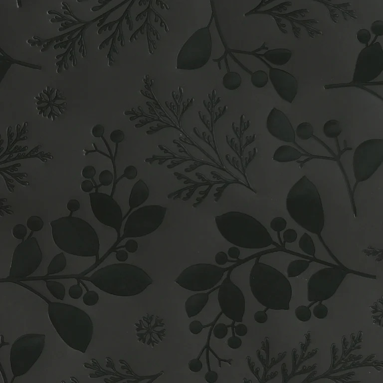 Medium Black Botanical Christmas Paper Gift Bag, 7.5" x 4.5" x 9.87", by My Texas House | Walmart (US)