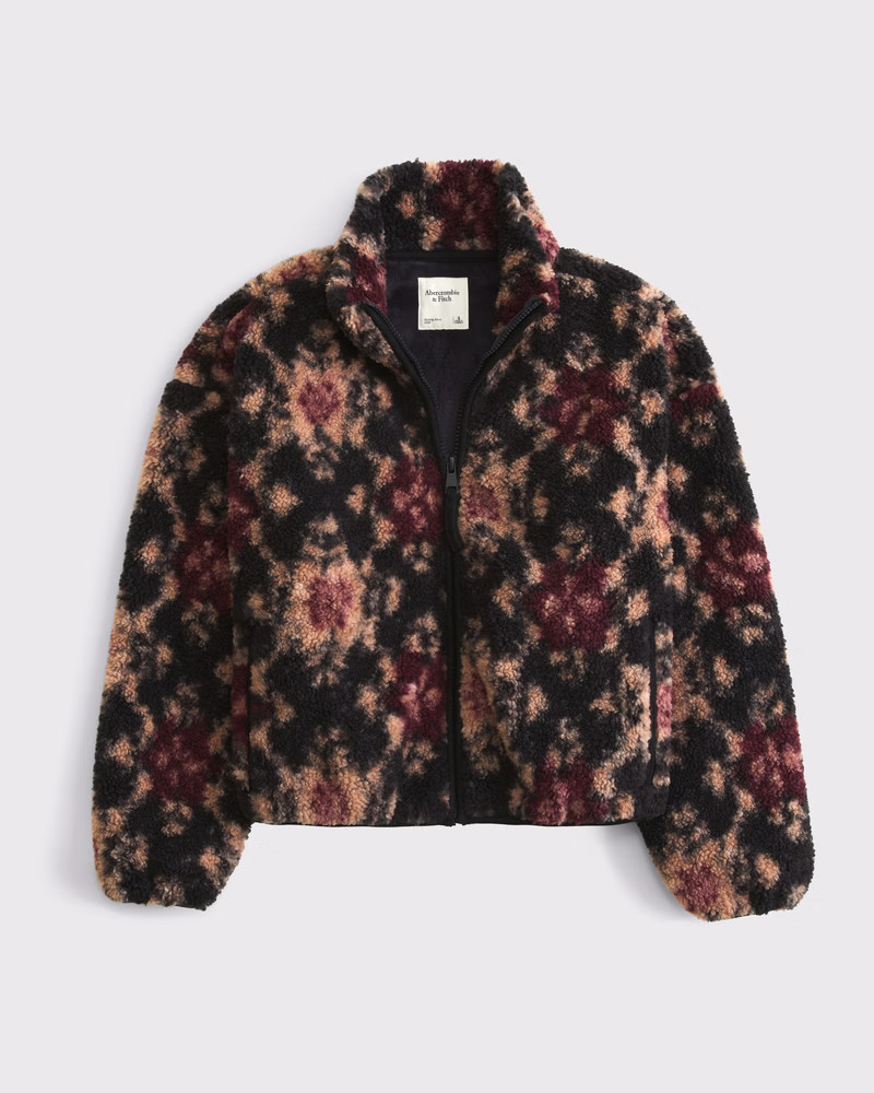 Sherpa Full-Zip Jacket | Abercrombie & Fitch (US)