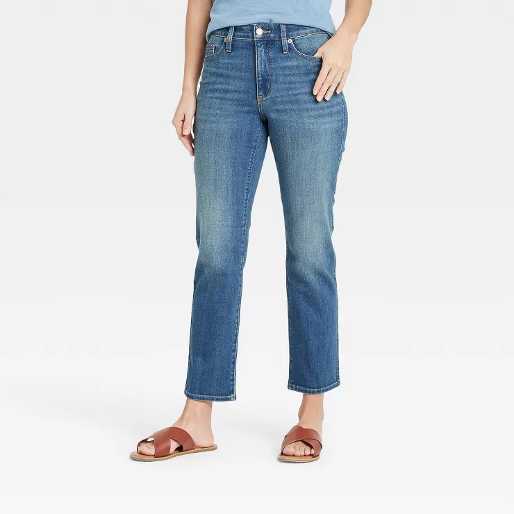 Women's High-Rise Slim Straight Fit Jeans - Universal Thread™ | Target