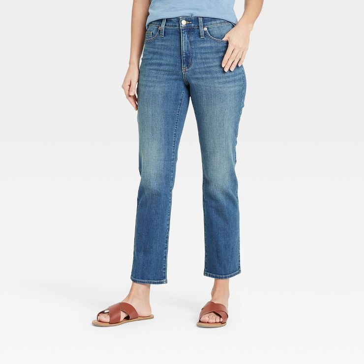 Women's High-Rise Slim Straight Fit Jeans - Universal Thread™ | Target