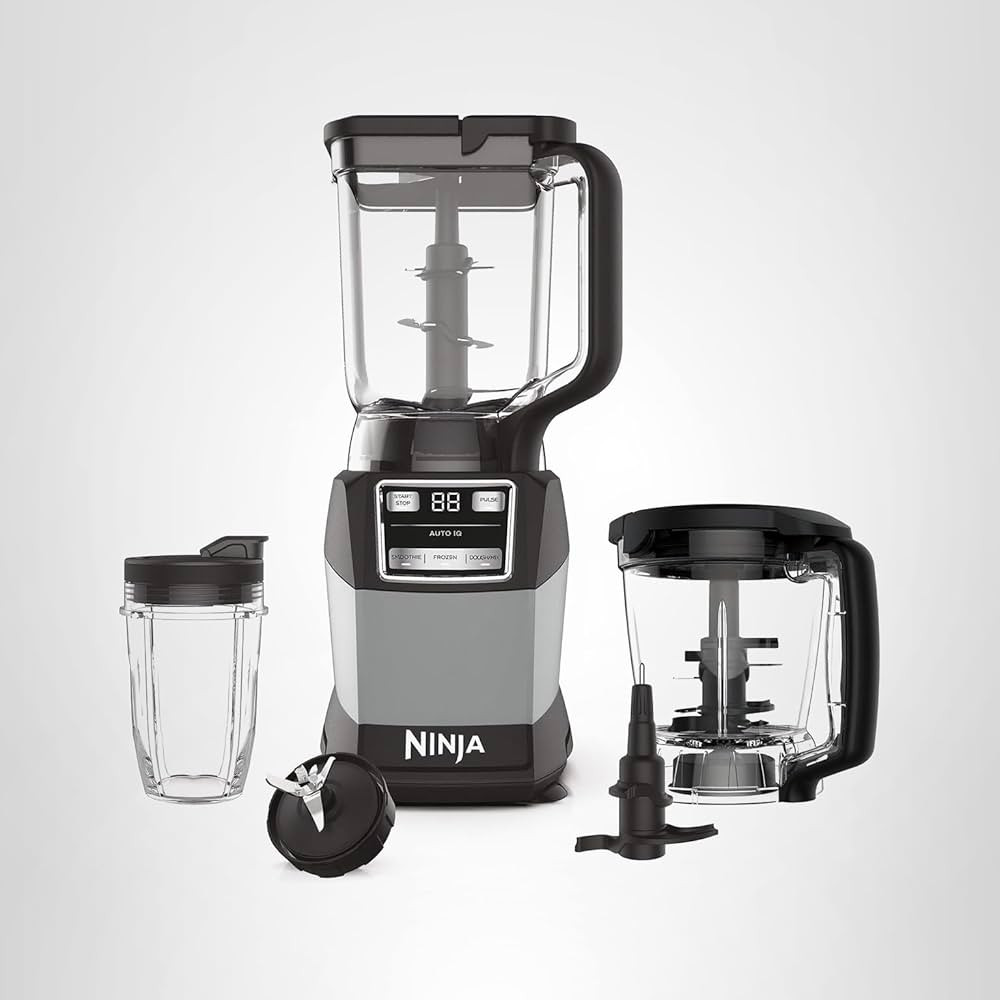 Ninja Blender, Compact Kitchen System, 1200W, 3 Functions for Smoothies, Dough & Frozen Drinks wi... | Amazon (US)