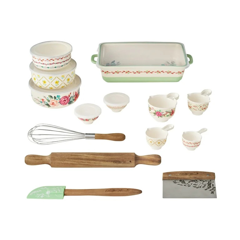 The Pioneer Woman Painted Meadows 20-Piece Bake N Prep Set | Walmart (US)