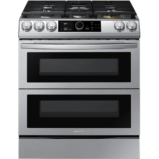 Samsung NX60T8751SS 6.0 Cu. Ft. Flex Duo Front Control Slide-in Gas Range | Walmart (US)