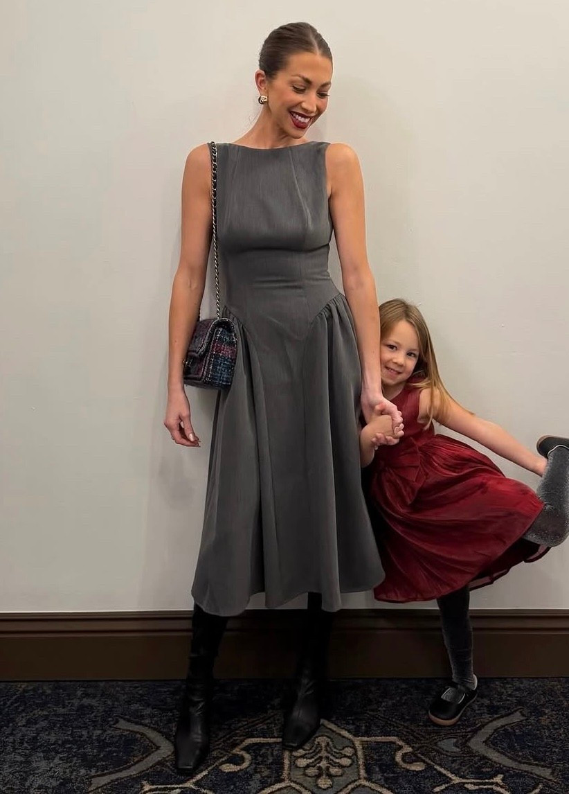 Stassi Schroeder's Sleeveless Fit & Flare Dress