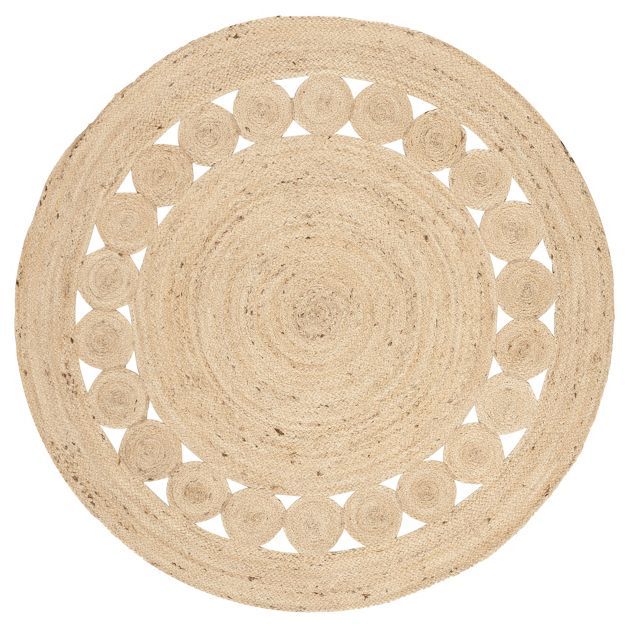 Noemi Solid Woven Round Rug - Safavieh | Target