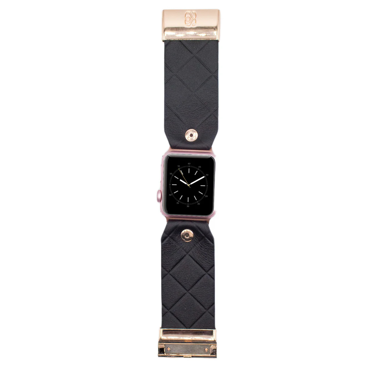 Black Quilted Watchlet | Sparkl