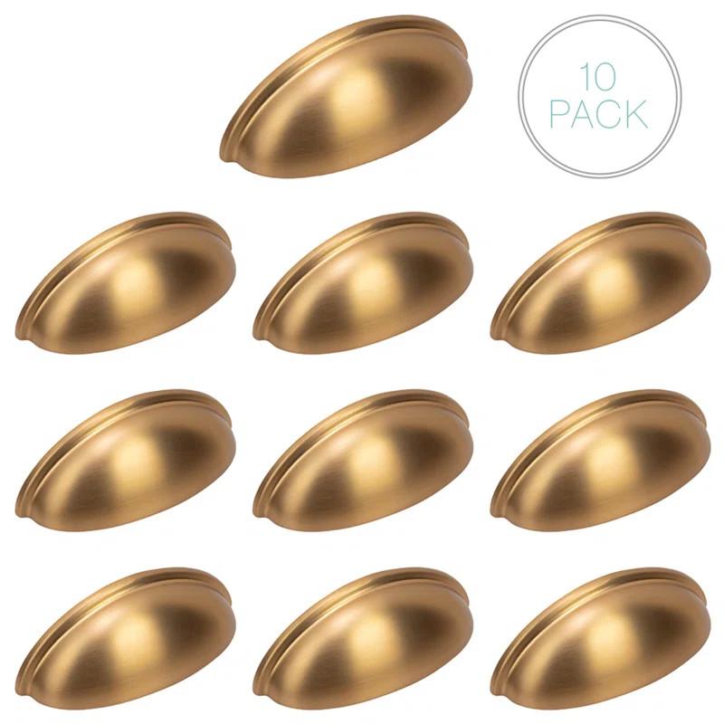 3" Center Cup/Bin Pull Multipack (Set of 10) | Wayfair North America