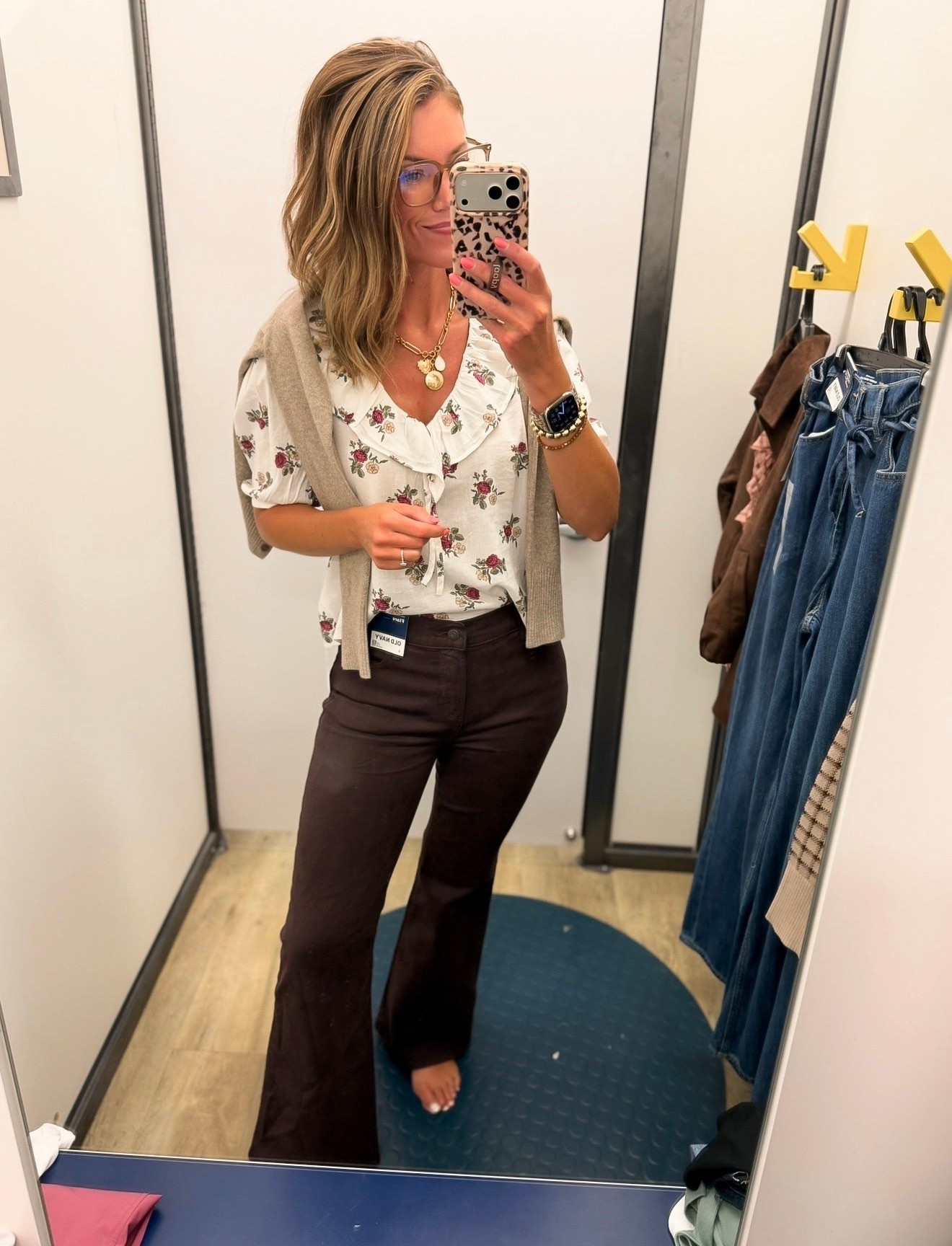 Casual Fall outfit idea from Old Navy. 
Top/small
Cardigan/ small
Jeans/ 6 regular length

#LTKSeasonal #LTKOver40