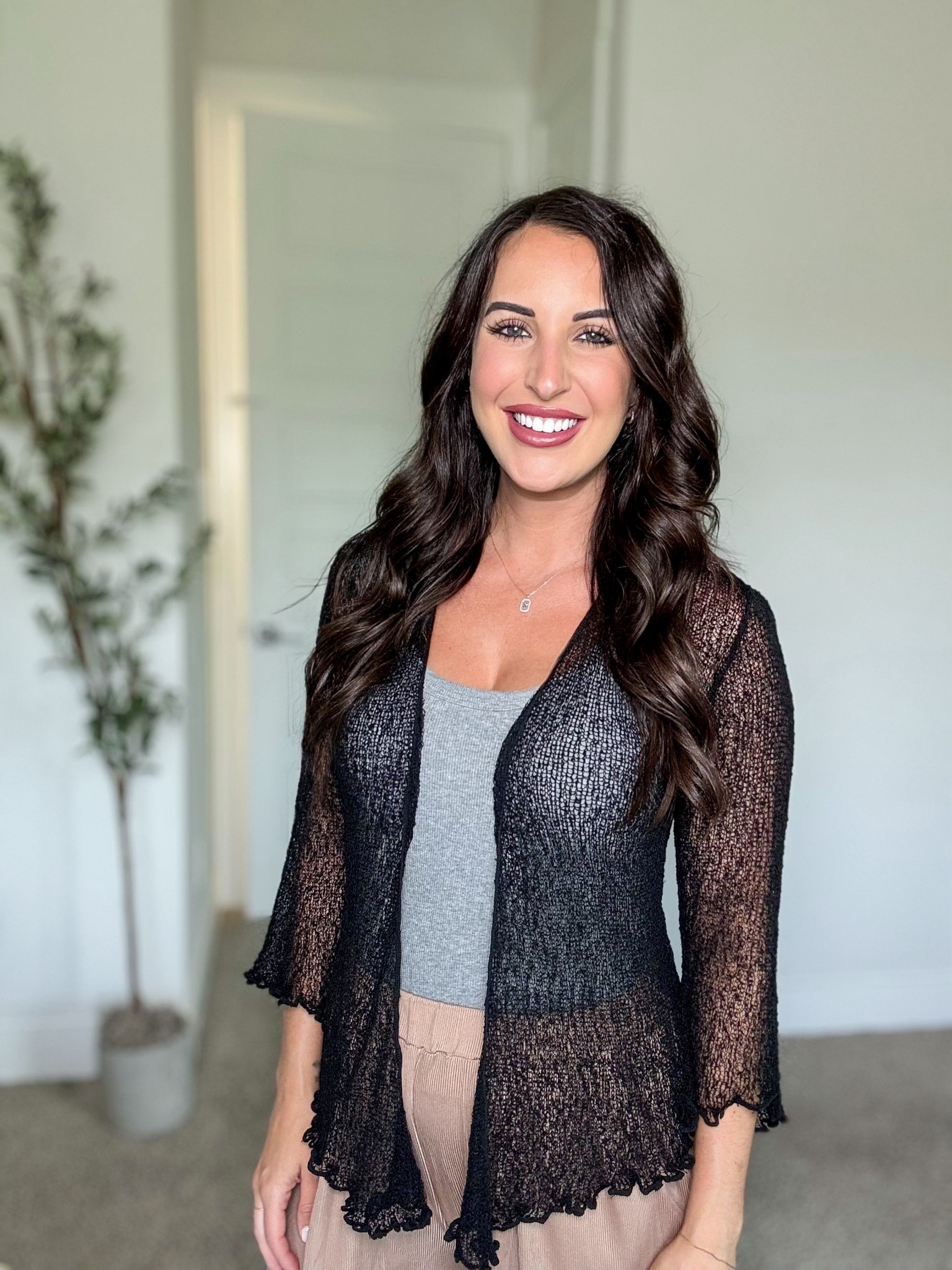 Sheet cardigan summer shrug 