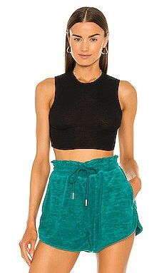 Free People Muscle Up Tank in Black from Revolve.com | Revolve Clothing (Global)