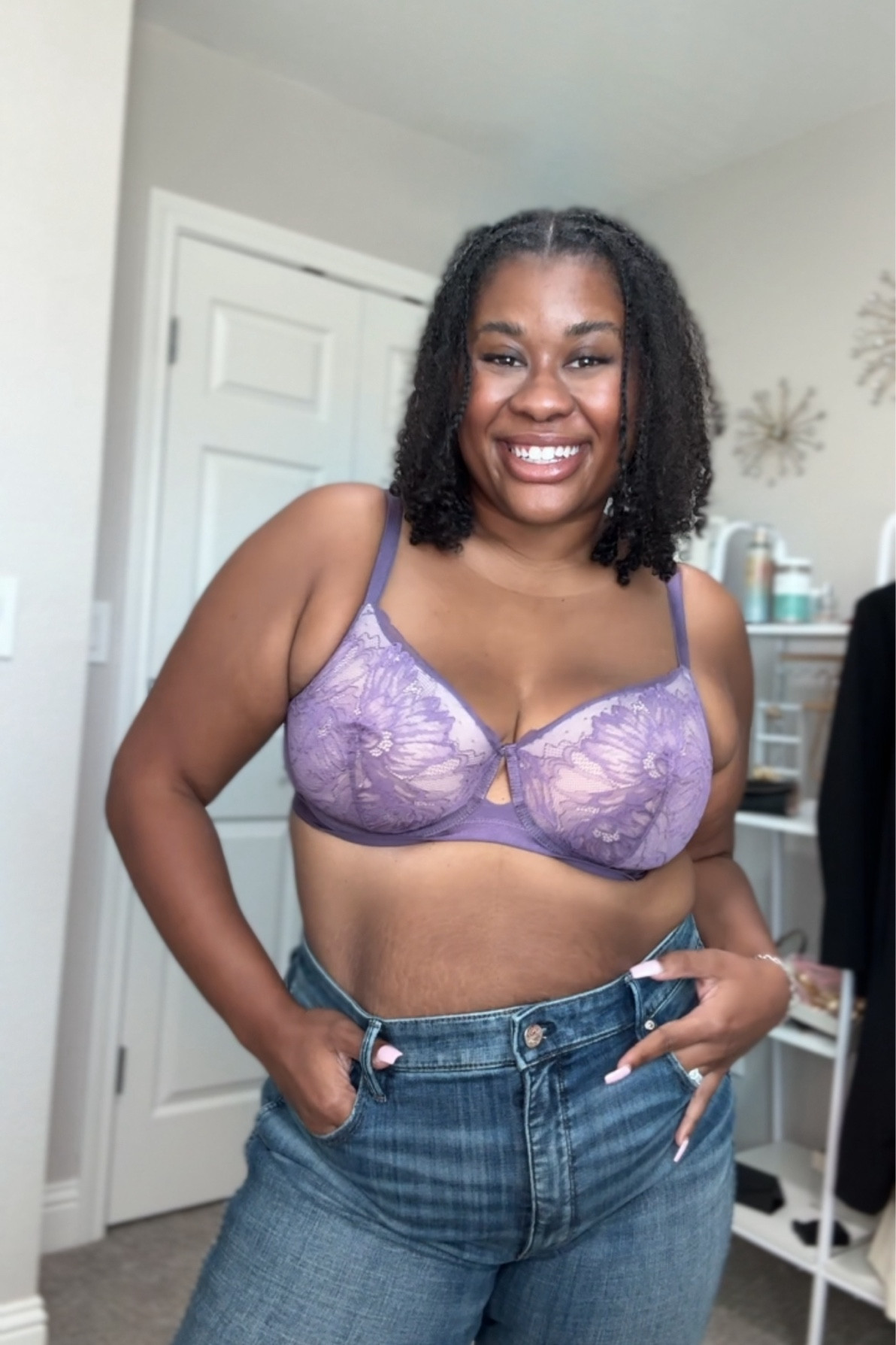 One of my favorite bras has a new color wave! I grabbed my true size in this one and she fits like a dream. If you have close set breasts this style will work for you (even if you don’t) 

Stay put straps, space foam padding, and a mesh band! 

#LTKFindsUnder100 #LTKStyleTip #LTKMidsize