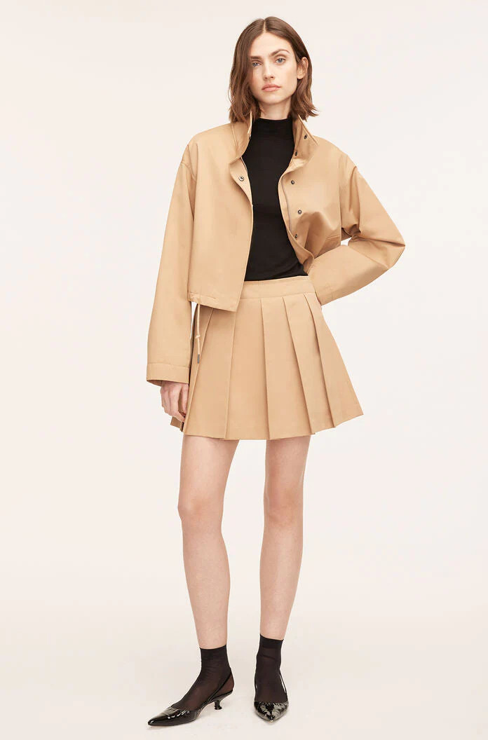 Military Cotton Mini Skirt | Rebecca Taylor