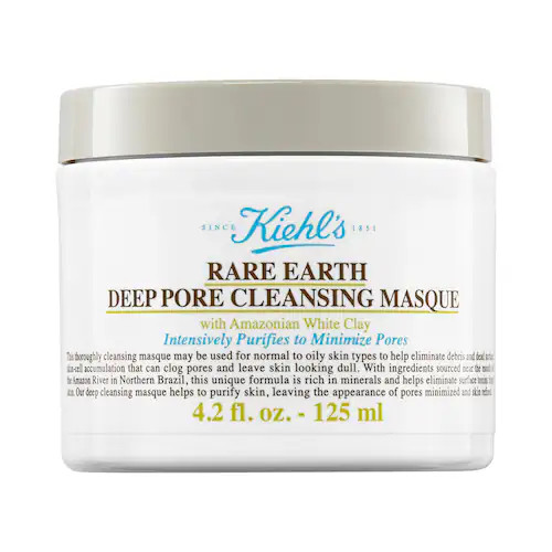 Rare Earth Deep Pore Minimizing Cleansing Clay Mask - Kiehl's Since 1851 | Sephora | Sephora (US)