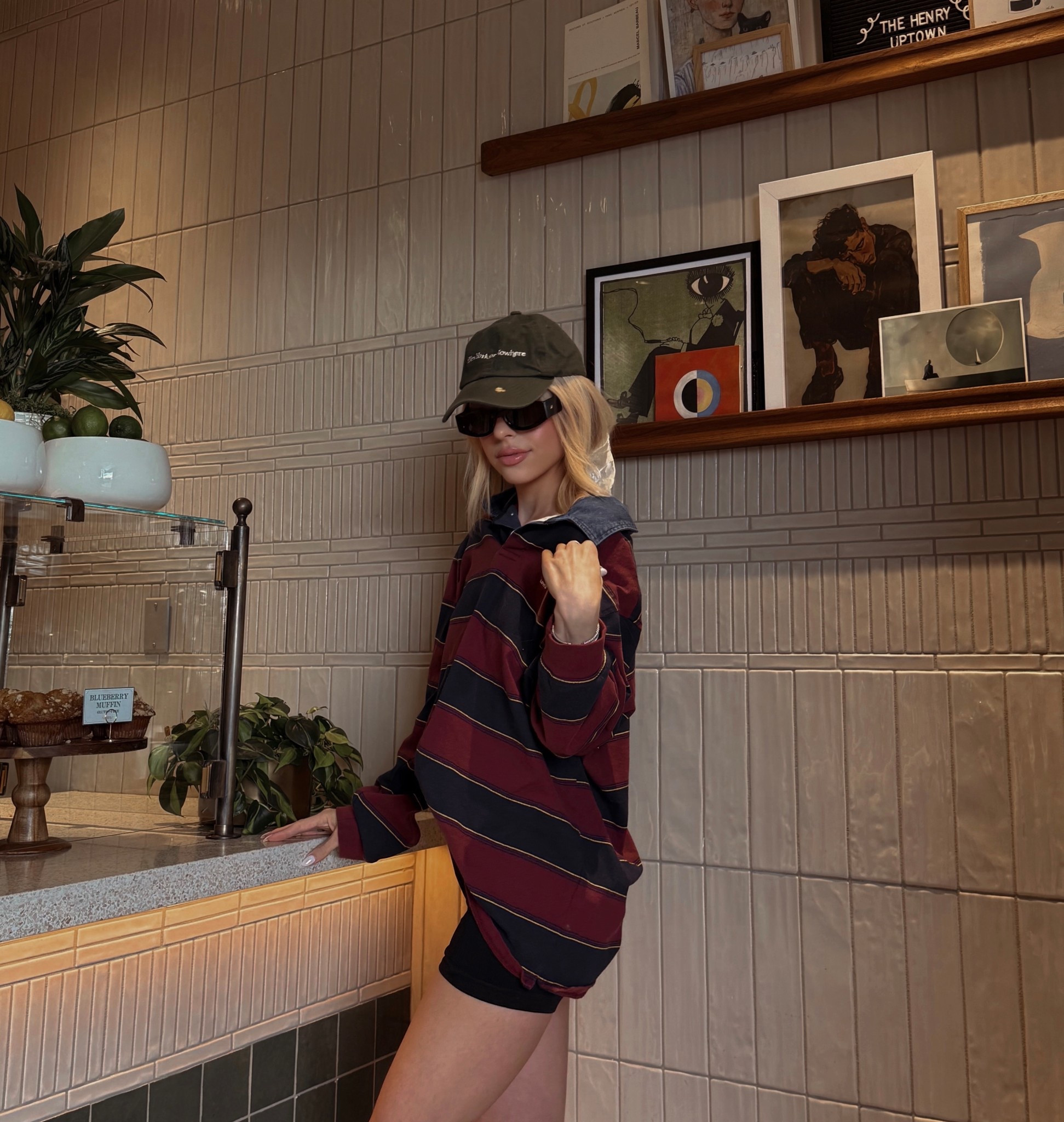 this $40 pinterest cool girl fall shirt from target & coffee make me happy 