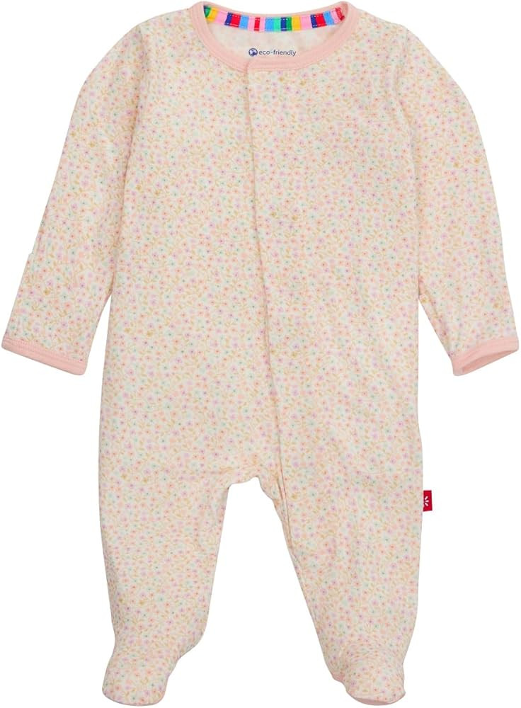 Magnetic Me Girls Modal Magnetic Baby Footie Pajamas | Silky Soft Modal Fabric | Baby Sleepers Av... | Amazon (US)