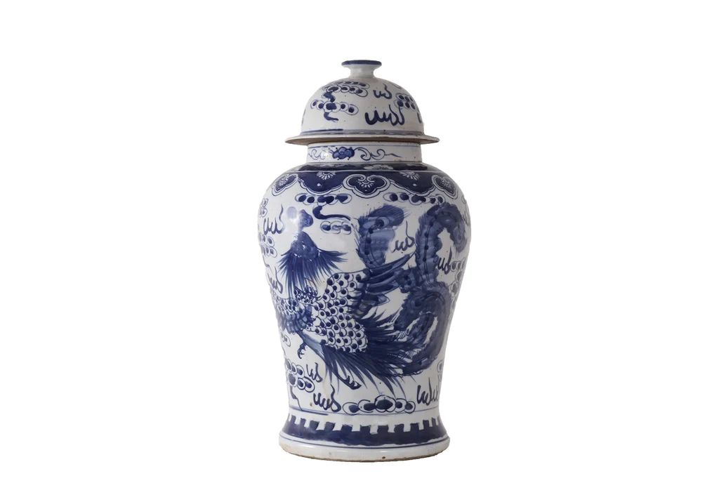 SERPENTINE TEMPLE JAR | Alice Lane Home Collection