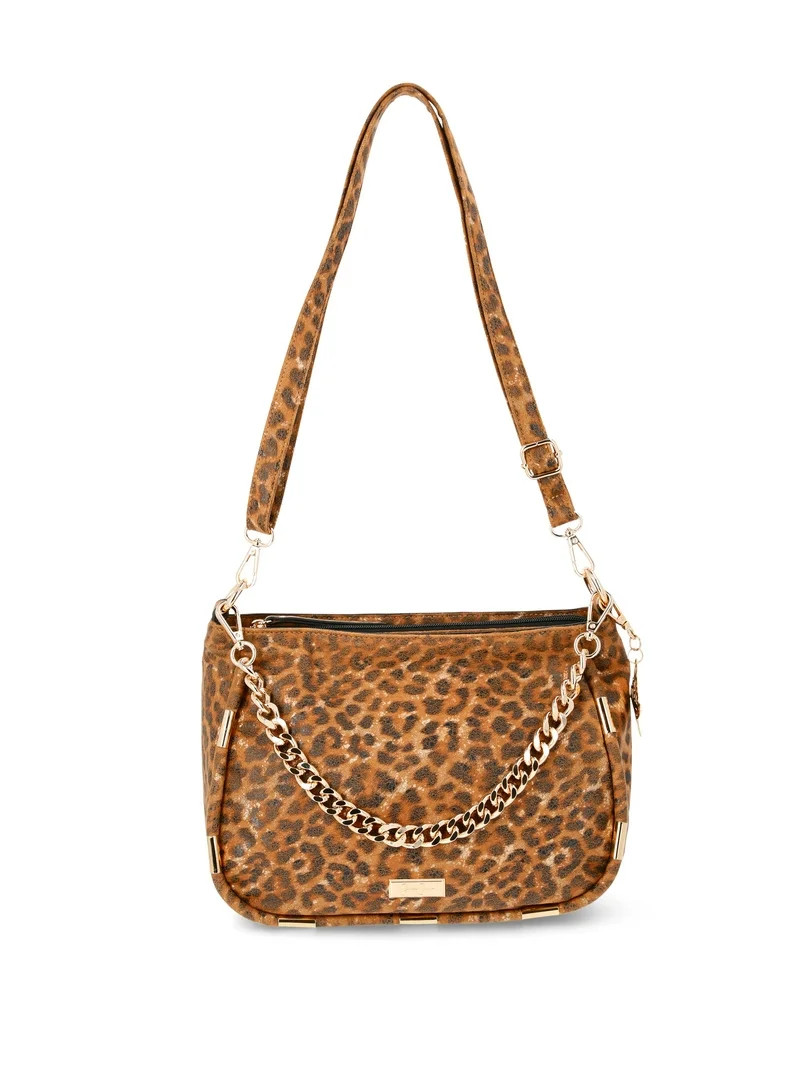 Jessica Simpson Women’s Sadie Shoulder Bag, Leopard | Walmart (US)