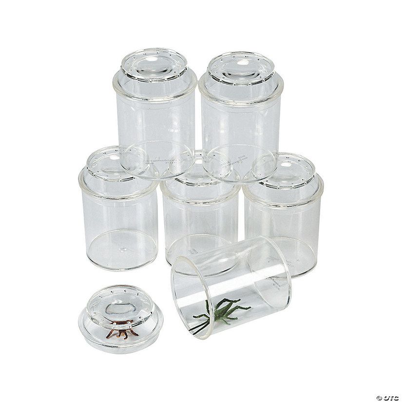 See-Through Bug Jars - 10 Pc. | Oriental Trading Company