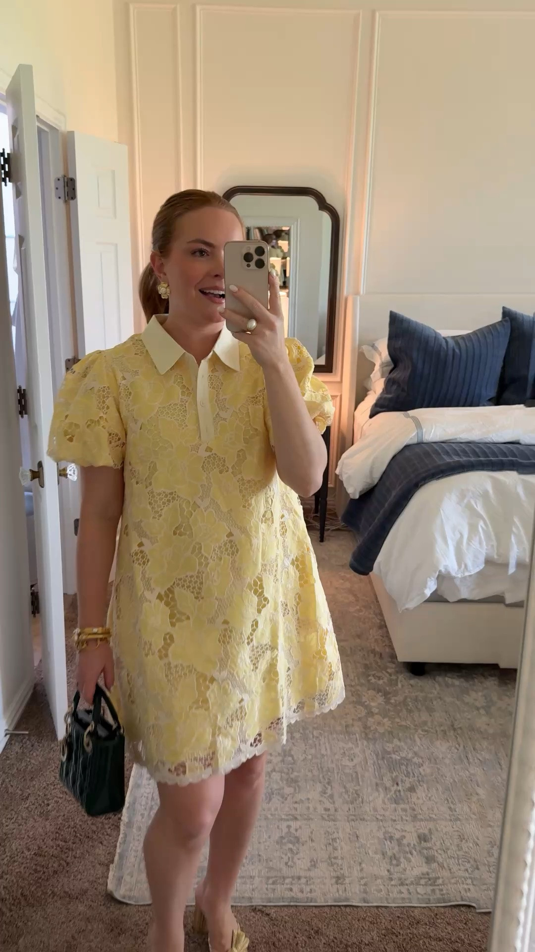 Date night look but make it Sunday best😂💛 I love this yellow crochet dress though! So cute for the spring and summer ☀️ I got a size small in the dress!

#LTKgrwm #LTKmomlife #LTKootd