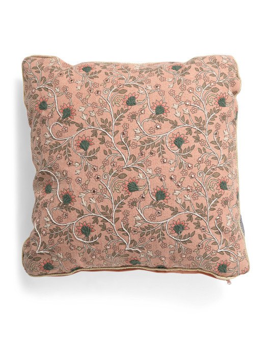20x20 Floral Printed Pillow | TJ Maxx