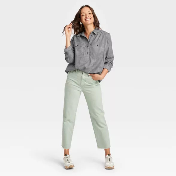 Women's Long Sleeve Button-Down Shirt - Universal Thread™ | Target