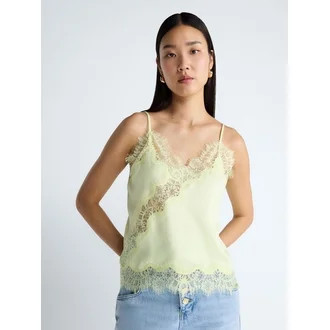 Devil Wears Prada Scoop Collection Women's Lace Trim Blouse, Sizes XS-XXL | Walmart (US)