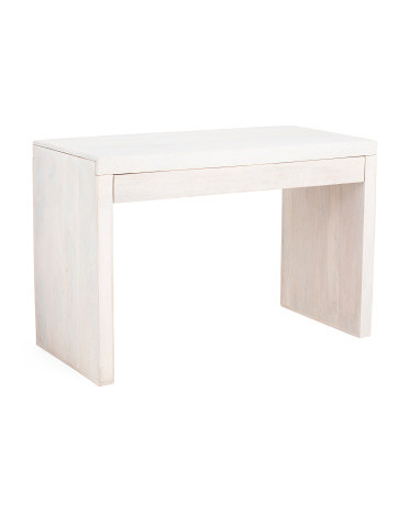 48x32 Karson 1 Drawer Solid Wood Writing Desk | TJ Maxx