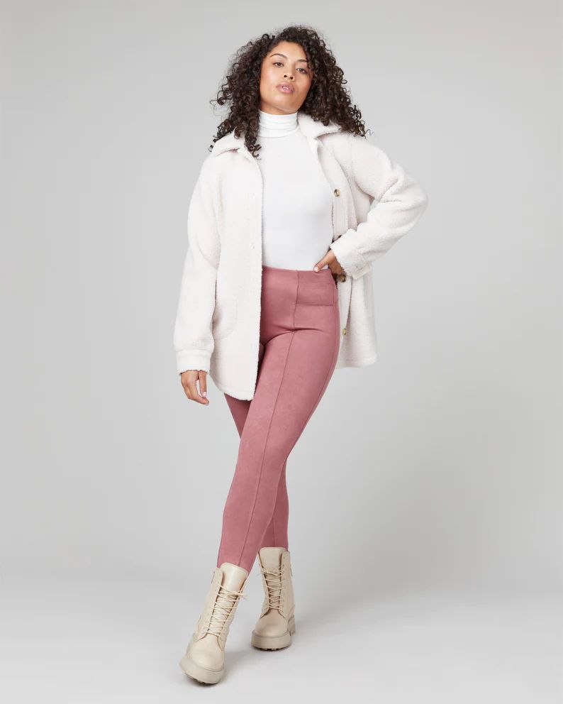 Luxe Fleece Shirt Jacket | Spanx