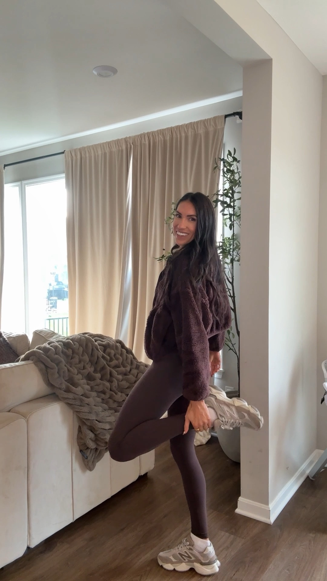 Outfit idea 
Wearing size small in jacket 
Small in brown onesie 
New balance 9060 in color mushroom / arid stone - I get my true size 9.5 & I’m 5’9
Also linking a super cute coat I just got from Target 🎀

#LTKStyleTip #LTKShoeCrush #LTKActive