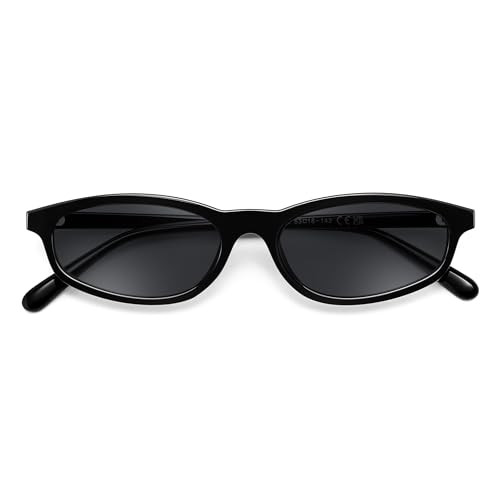 FEISEDY Small Oval Sunglasses for Women Men, Cat Eye 90s Y2k Sunnies, Lightweight Narrow Shades T... | Amazon (US)